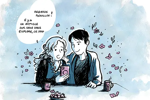 Bouille et Bouillon se croquent sur Instagram