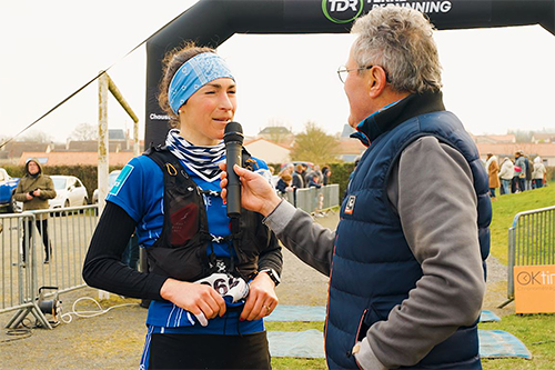 Mathilde Grellier remporte les 28 km du trail des Foulées chapelaises